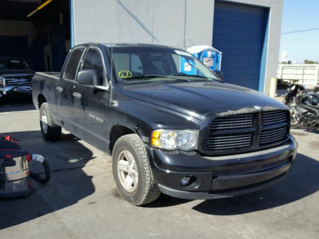 1D7HA18DX3S243116 - 2003 DODGE RAM 1500 S BLACK photo 1