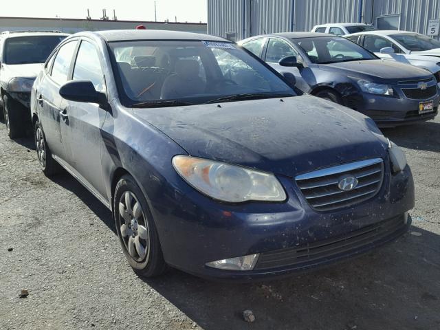 KMHDU46D07U248335 - 2007 HYUNDAI ELANTRA GL BLUE photo 1