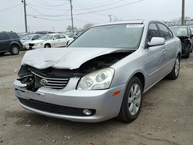 KNAGE124965057148 - 2006 KIA OPTIMA LX SILVER photo 2