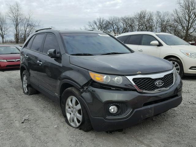 5XYKTCA13BG105492 - 2011 KIA SORENTO BA GREEN photo 1