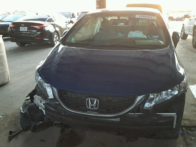 19XFB2F51EE084492 - 2014 HONDA CIVIC LX BLUE photo 9