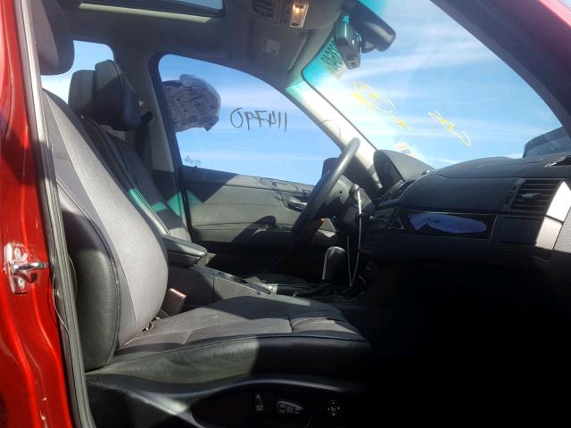 WBXPC934X9WJ28378 - 2009 BMW X3 XDRIVE3 Bordeaux Foto 5