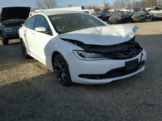 1C3CCCDG1GN110442 - 2016 CHRYSLER 200 S WHITE photo 1