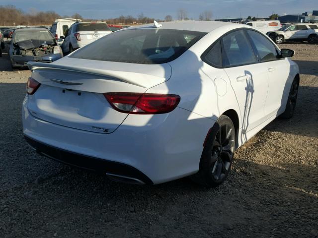 1C3CCCDG1GN110442 - 2016 CHRYSLER 200 S WHITE photo 4