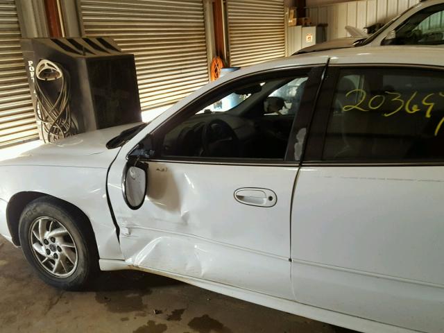 1G2NF52EX4C237209 - 2004 PONTIAC GRAND AM S WHITE photo 9
