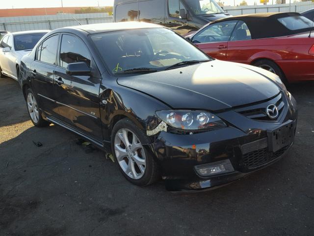 JM1BK324081815499 - 2008 MAZDA 3 S BLACK photo 1