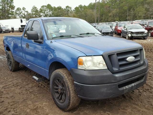 1FTRF122X6NA61636 - 2006 FORD F150 BLUE photo 1