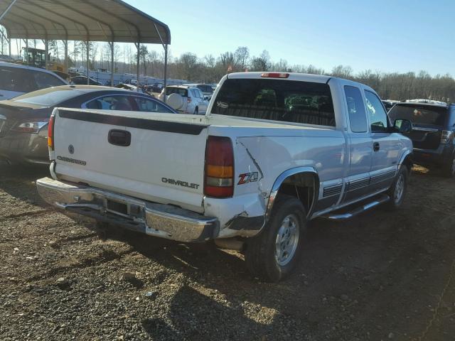 1GCEK19T01E129508 - 2001 CHEVROLET SILVERADO WHITE photo 4