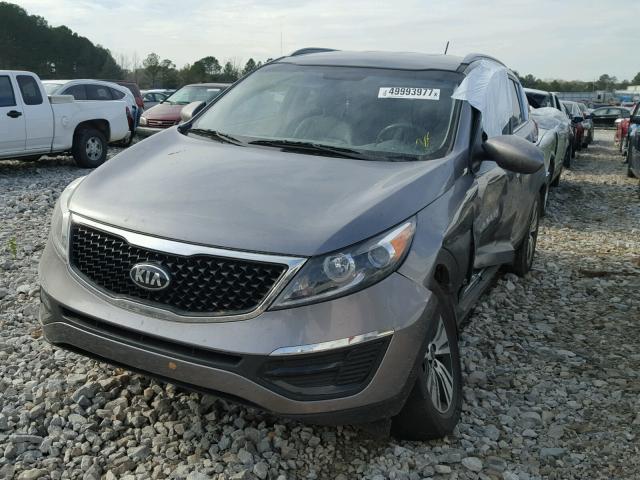 KNDPC3AC0G7805630 - 2016 KIA SPORTAGE E GRAY photo 2