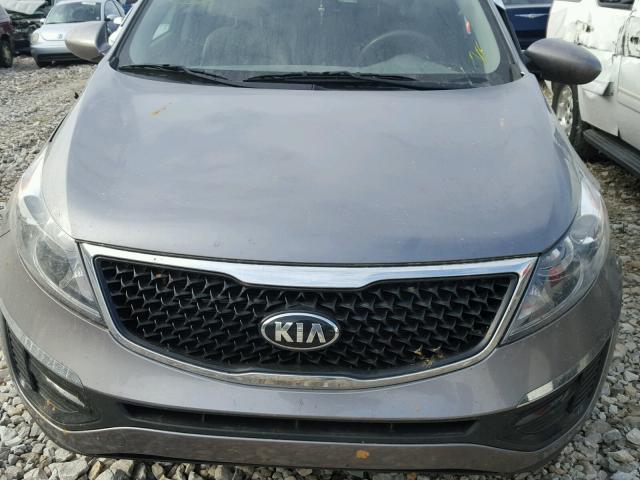 KNDPC3AC0G7805630 - 2016 KIA SPORTAGE E GRAY photo 7