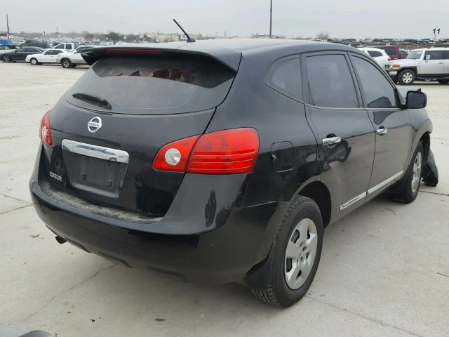 JN8AS5MT2CW271521 - 2012 NISSAN ROGUE S BLACK photo 4