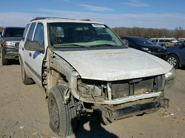 1GNDT13S752267537 - 2005 CHEVROLET TRAILBLAZE WHITE photo 1