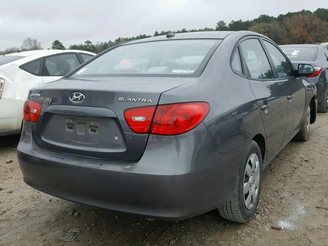 KMHDU46D69U616391 - 2009 HYUNDAI ELANTRA GL GRAY photo 4