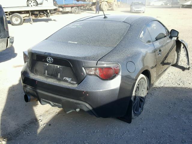 JF1ZNAA18D2723939 - 2013 TOYOTA SCION FR-S BLACK photo 4