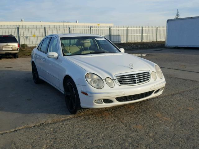 WDBUF70J53A301166 - 2003 MERCEDES-BENZ E 500 WHITE photo 1