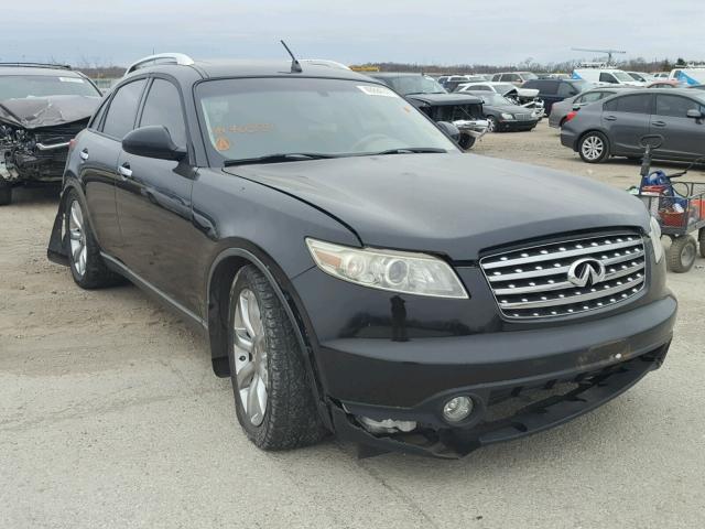 JNRBS08W64X403134 - 2004 INFINITI FX45 BLACK photo 1