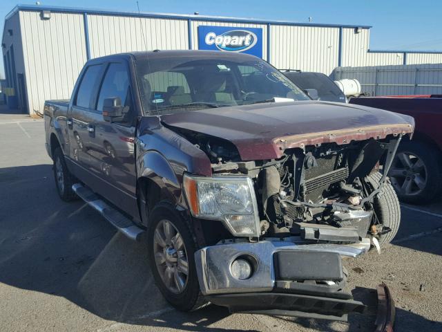 1FTRW12899KB82359 - 2009 FORD F150 SUPER MAROON photo 1