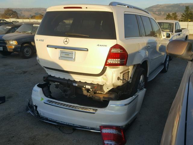 4JGBF7BE5BA733551 - 2011 MERCEDES-BENZ GL 450 4MA WHITE photo 4