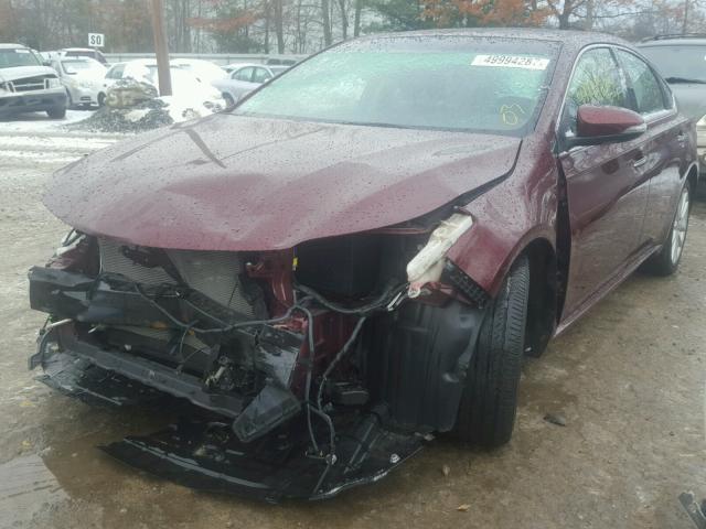 4T1BK1EB3EU107350 - 2014 TOYOTA AVALON BAS 勃艮第红 照片 2