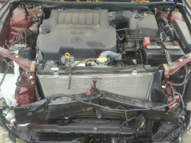 4T1BK1EB3EU107350 - 2014 TOYOTA AVALON BAS 勃艮第红 照片 7