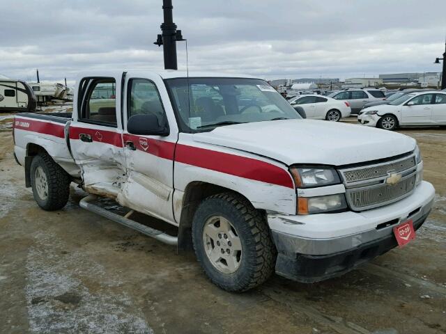 2GCEC13T361273052 - 2006 CHEVROLET SILVERADO WHITE photo 1