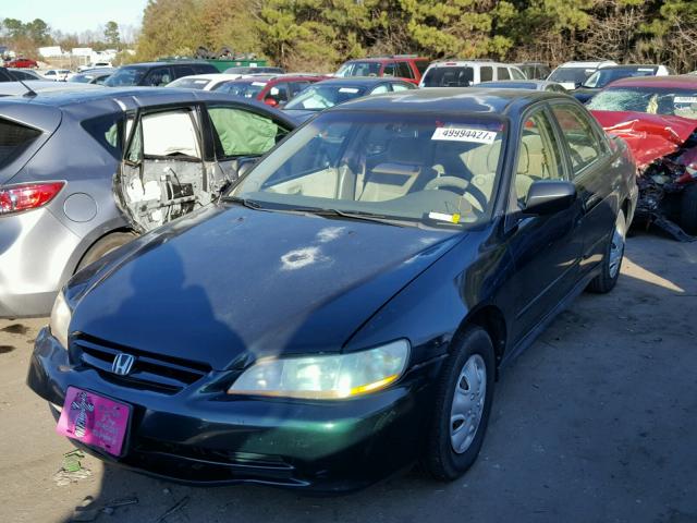 1HGCF866X1A048544 - 2001 HONDA ACCORD VAL GREEN photo 2