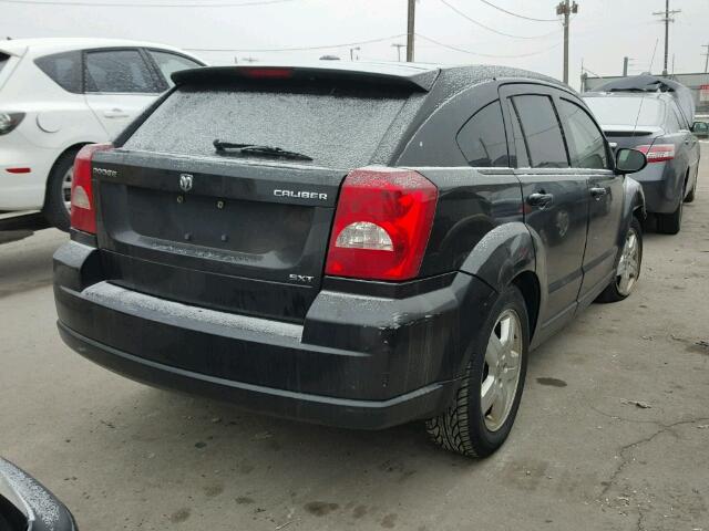 1B3HB48A69D226391 - 2009 DODGE CALIBER SX BLACK photo 4