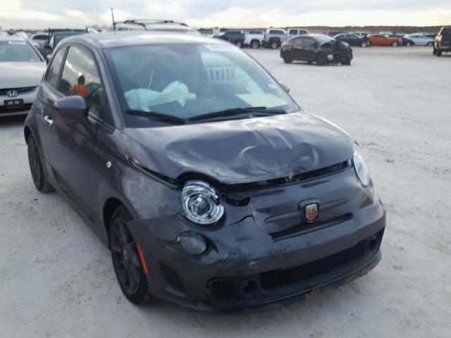 3C3CFFFHXFT569854 - 2015 FIAT 500 ABARTH GRAY photo 1