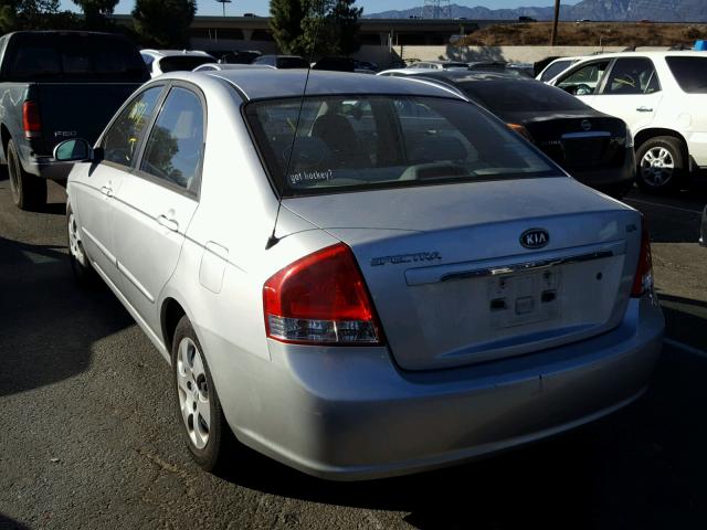 KNAFE222495638691 - 2009 KIA SPECTRA EX SILVER photo 3