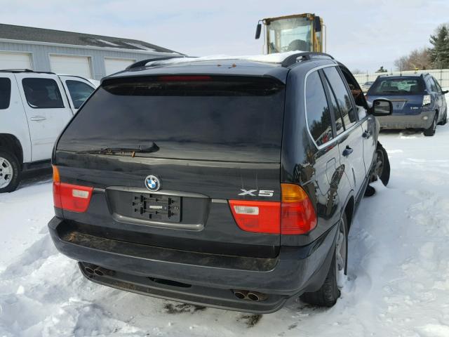 5UXFB33593LH43645 - 2003 BMW X5 4.4I BLACK photo 4