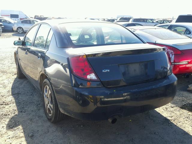 1G8AL54F04Z104801 - 2004 SATURN ION LEVEL BLACK photo 3