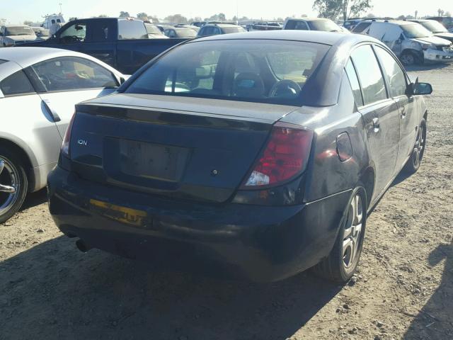 1G8AL54F04Z104801 - 2004 SATURN ION LEVEL BLACK photo 4