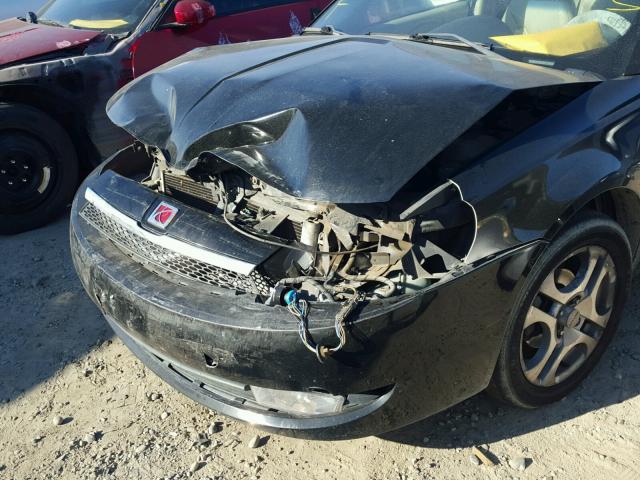 1G8AL54F04Z104801 - 2004 SATURN ION LEVEL BLACK photo 9