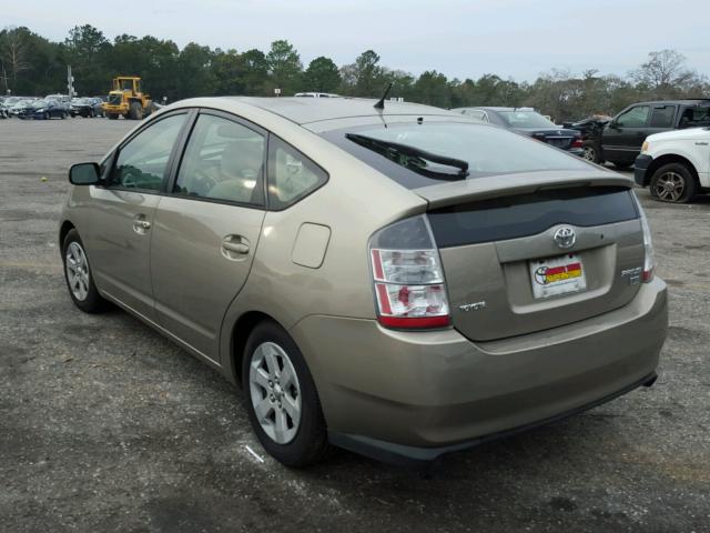 JTDKB20U353075105 - 2005 TOYOTA PRIUS GOLD photo 3