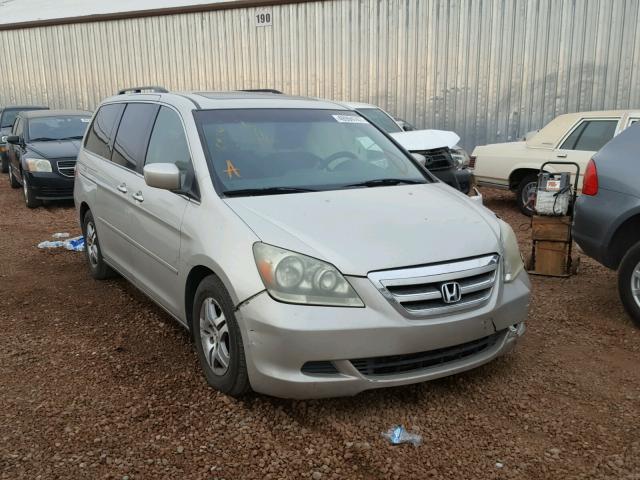 5FNRL387X6B017254 - 2006 HONDA ODYSSEY EX SILVER photo 1