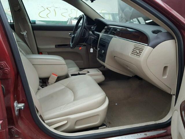 2G4WD582581338152 - 2008 BUICK LACROSSE C RED photo 5