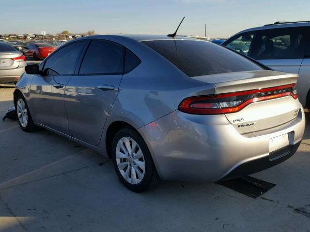 1C3CDFBB2ED824430 - 2014 DODGE DART SXT SILVER photo 3