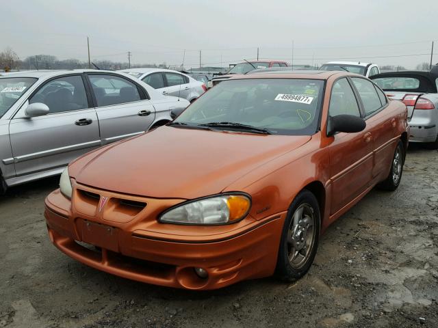 1G2NW52EX4C116048 - 2004 PONTIAC GRAND AM G ORANGE photo 2