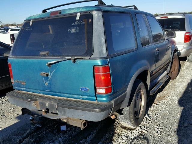 1FMCU22X6PUA48186 - 1993 FORD EXPLORER GREEN photo 4