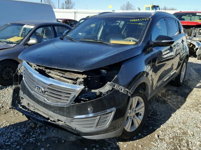 KNDPB3A27D7406753 - 2013 KIA SPORTAGE B BLACK photo 2