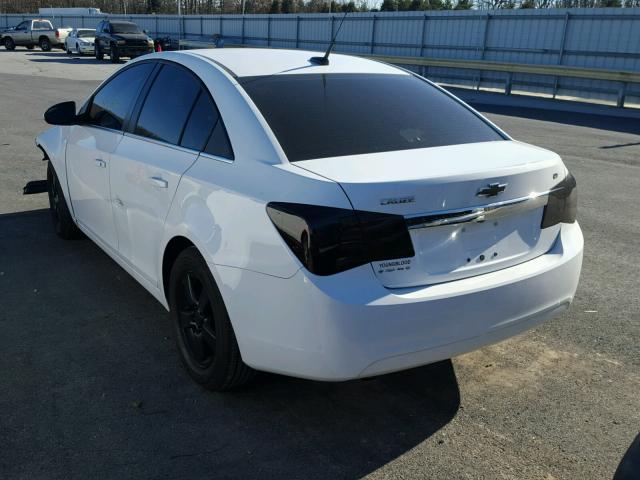 1G1PC5SB1D7254405 - 2013 CHEVROLET CRUZE LT WHITE photo 3