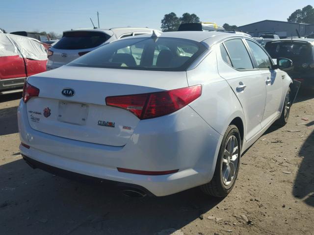 5XXGM4A75CG071123 - 2012 KIA OPTIMA LX WHITE photo 4