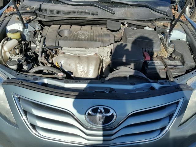 4T1BF3EKXAU520845 - 2010 TOYOTA CAMRY BASE BLUE photo 7