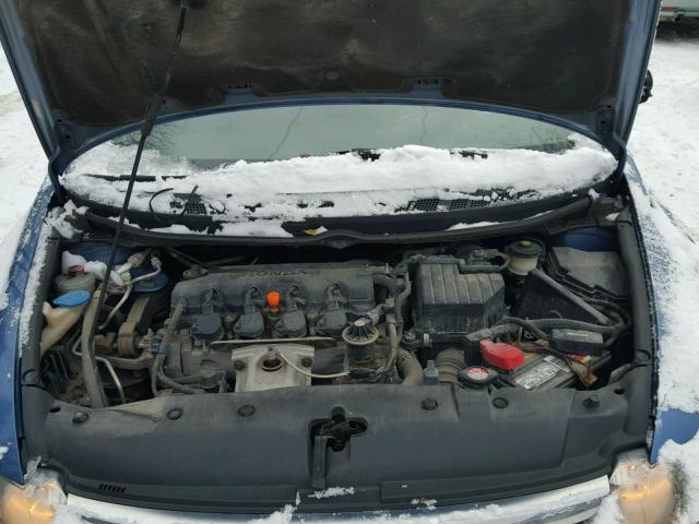 1HGFA16877L047286 - 2007 HONDA CIVIC EX ლურჯი ფოტო 7