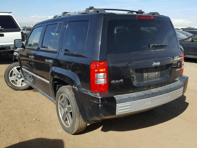 1J8FF48B89D221592 - 2009 JEEP PATRIOT LI BLACK photo 3