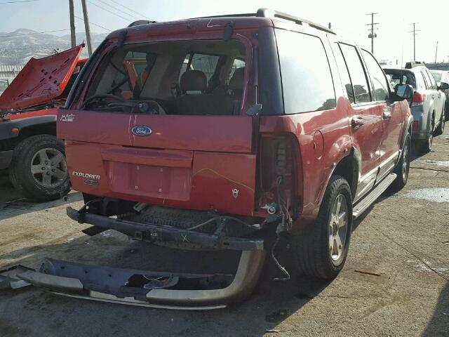 1FMDU74W83ZA39301 - 2003 FORD EXPLORER E MAROON photo 4