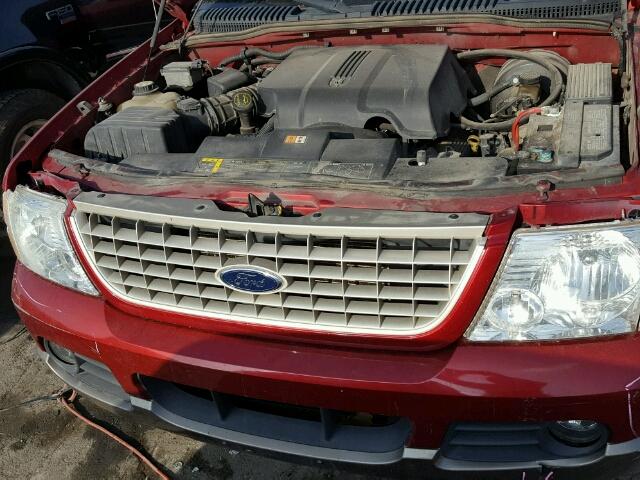 1FMDU74W83ZA39301 - 2003 FORD EXPLORER E MAROON photo 7