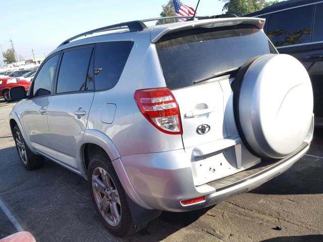 2T3WF4DV0CW156318 - 2012 TOYOTA RAV4 SPORT SILVER photo 3