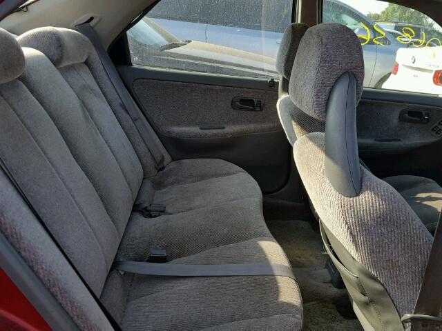 JHMEH9590PS001270 - 1993 HONDA CIVIC EX წითელი ფოტო 6