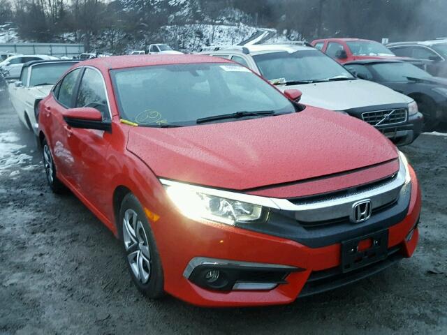 2HGFC2F55HH526861 - 2017 HONDA CIVIC LX RED photo 1